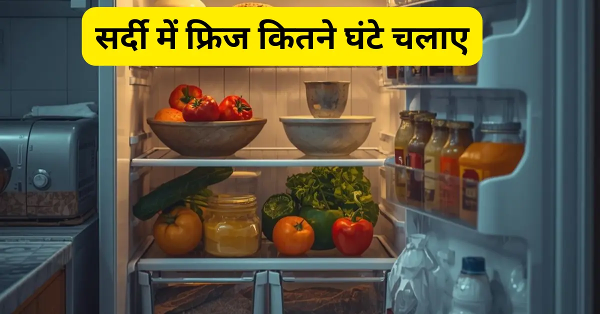 सर्दी में फ्रिज कितने घंटे चलाए