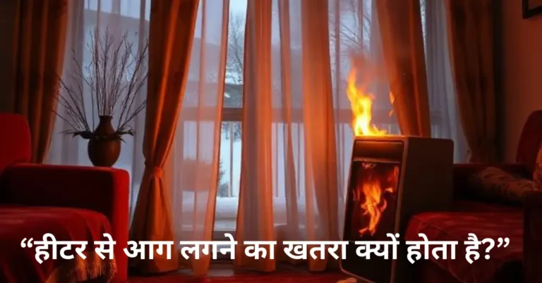 “हीटर से आग लगने का खतरा क्यों होता है” (4)