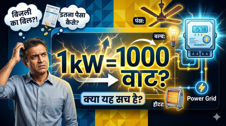 1 kW में कितने Watt होते हैं