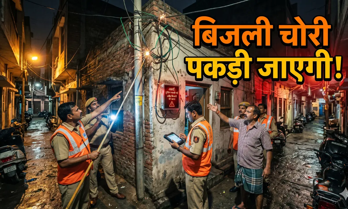 बिजली चोरी पकड़ने की प्रक्रिया, स्मार्ट मीटर अलर्ट और बिजली विभाग की जांच